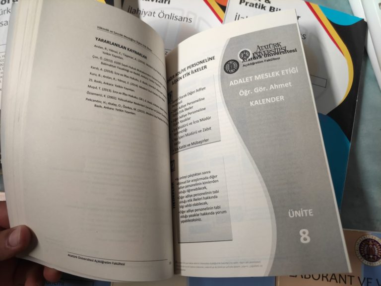 Açıköğretim Yardımcı Ders Kaynakları Baskısı